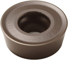 Seco - RPKT2006M0 M20 Grade MS2500 Carbide Milling Insert - TiCN/Al2O3 Finish, 1/4" Thick, 0.787" Inscribed Circle - USA Tool & Supply