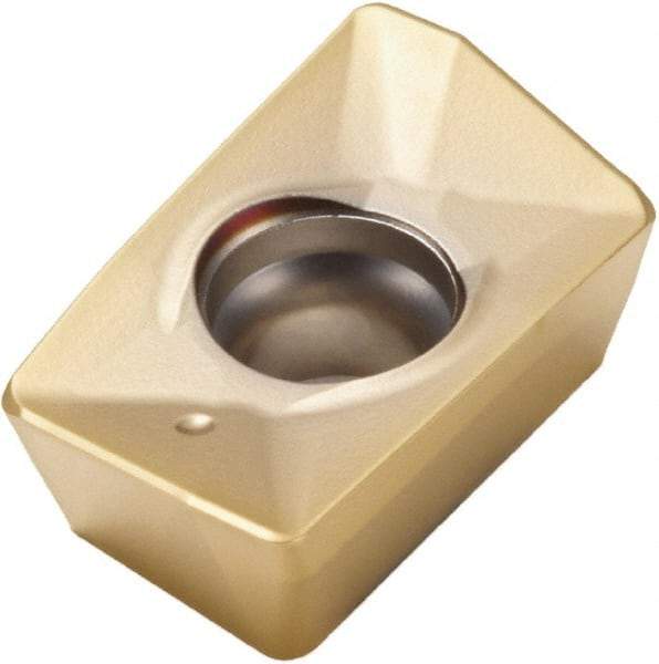 Seco - XOMX180616 MD15 Grade MP3000 Carbide Milling Insert - TiAlN Finish, 1/4" Thick, 1/16" Corner Radius - USA Tool & Supply