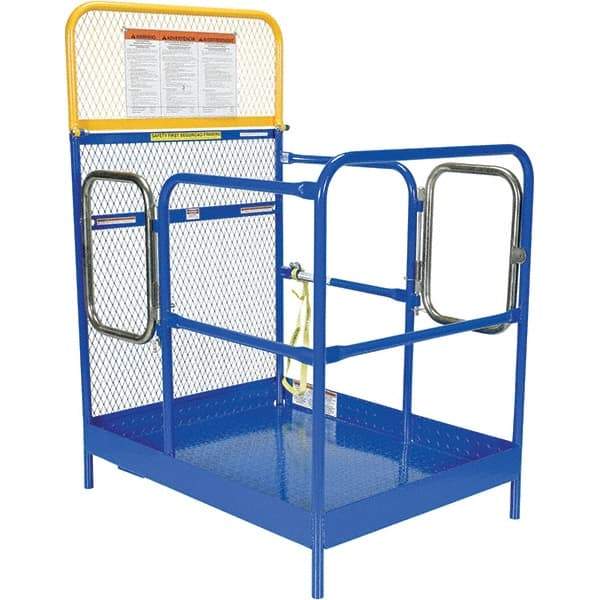 Vestil - 65" Platform - Forklift Work Platform, 1,000 Lb Capacity, 65-5/8" Platform Height, 36" Base Width x 48" Base Depth - USA Tool & Supply