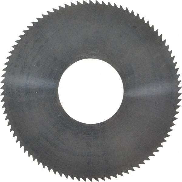 Made in USA - 1-3/4" Diam x 0.01" Blade Thickness x 5/8" Arbor Hole Diam, 90 Tooth Slitting and Slotting Saw - Arbor Connection, Solid Carbide, Concave Ground - USA Tool & Supply