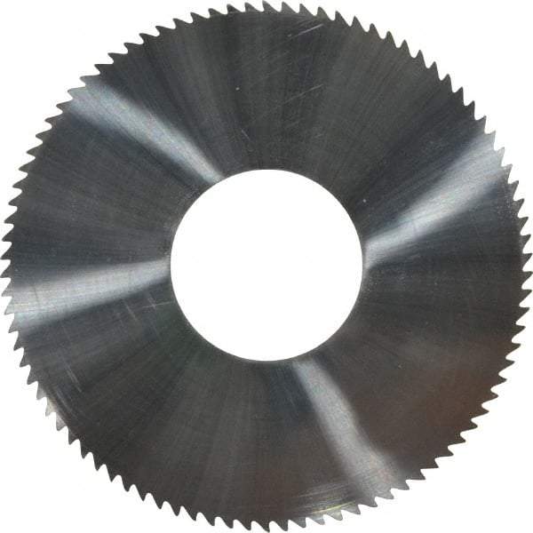 Made in USA - 1-3/4" Diam x 0.02" Blade Thickness x 5/8" Arbor Hole Diam, 90 Tooth Slitting and Slotting Saw - Arbor Connection, Solid Carbide, Concave Ground - USA Tool & Supply