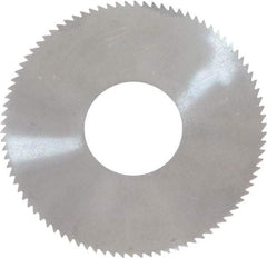 Made in USA - 1-3/4" Diam x 0.025" Blade Thickness x 5/8" Arbor Hole Diam, 90 Tooth Slitting and Slotting Saw - Arbor Connection, Solid Carbide, Concave Ground - USA Tool & Supply