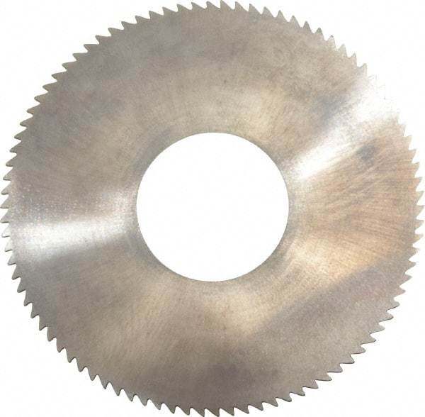 Made in USA - 1-3/4" Diam x 0.032" Blade Thickness x 5/8" Arbor Hole Diam, 90 Tooth Slitting and Slotting Saw - Arbor Connection, Solid Carbide, Concave Ground - USA Tool & Supply