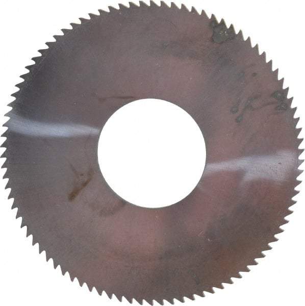 Made in USA - 1-3/4" Diam x 0.045" Blade Thickness x 5/8" Arbor Hole Diam, 90 Tooth Slitting and Slotting Saw - Arbor Connection, Solid Carbide, Concave Ground - USA Tool & Supply