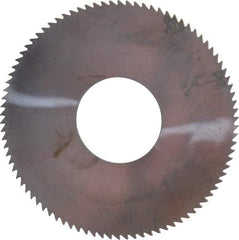 Made in USA - 1-3/4" Diam x 0.045" Blade Thickness x 5/8" Arbor Hole Diam, 90 Tooth Slitting and Slotting Saw - Arbor Connection, Solid Carbide, Concave Ground - USA Tool & Supply