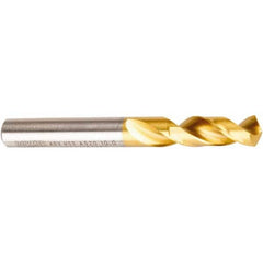 DORMER - 9.5mm 130° Spiral Flute High Speed Steel Screw Machine Drill Bit - USA Tool & Supply