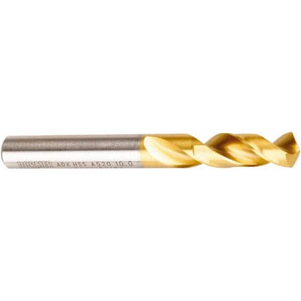 DORMER - 10mm 130° High Speed Steel Screw Machine Drill Bit - USA Tool & Supply