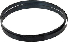 Starrett - 8 TPI, 11' Long x 1" Wide x 0.035" Thick, Welded Band Saw Blade - Carbon Steel, Toothed Edge, Raker Tooth Set, Flexible Back, Contour Cutting - USA Tool & Supply