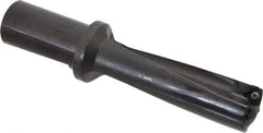 Kyocera - 3-3/4" Max Drill Depth, 3xD, 1-1/4" Diam, Indexable Insert Drill - 2 Inserts, 1-1/4" Shank Diam, Whistle Notch Shank - USA Tool & Supply