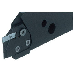Iscar - 115mm OAL, Left Hand Indexable Grooving Cutoff Toolholder - 42mm Shank Height x 35.2mm Shank Width, DG.. Insert Style, DGHAL Toolholder Style, Series Do-Grip - USA Tool & Supply