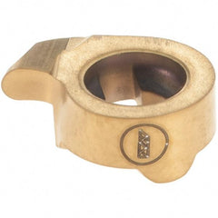 Iscar - 11180R090GIQR Grade IC528, 1.8mm Cutting Width Carbide Grooving Insert - 2.3mm Max Depth of Cut, Right Hand, 0.9mm Corner Radius, TiCN/TiN Finish - USA Tool & Supply