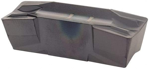Iscar - 1000080GIF Grade IC908, 10mm Cutting Width Carbide Grooving Insert - 6mm Max Depth of Cut, Neutral, 0.8mm Corner Radius, TiAlN Finish - USA Tool & Supply