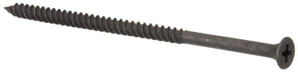 Value Collection - #10, 4" OAL, Phillips Drive Bugle Head, Steel Drywall Screws - Black Phosphate Finish, Grade 1018 - USA Tool & Supply