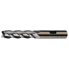 ‎15/64″ × 3/8″ × 5/8″ × 2-7/16″ RHS / RHC HSS-CO 8% (M42) Cobalt, Single End, 4-Flute, Center Cutting End Mill - Bright