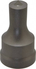 Cleveland Steel Tool - 9/16 Inch Diameter Round Ironworker Punch - 1-1/32 Inch Body Diameter, 1-5/32 Inch Head Diameter, 1-15/16 Inch Overall Length - USA Tool & Supply