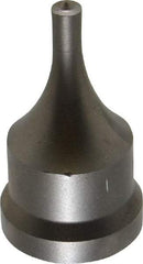 Cleveland Steel Tool - 1/4 Inch Diameter Round Ironworker Punch - 1-1/16 Inch Body Diameter, 1-7/32 Inch Head Diameter, 2-1/8 Inch Overall Length - USA Tool & Supply