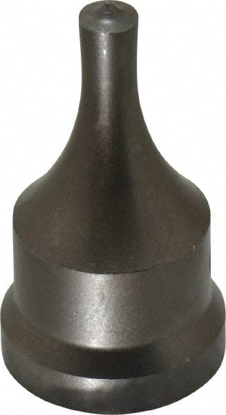 Cleveland Steel Tool - 5/16 Inch Diameter Round Ironworker Punch - 1-1/16 Inch Body Diameter, 1-7/32 Inch Head Diameter, 2-1/8 Inch Overall Length - USA Tool & Supply