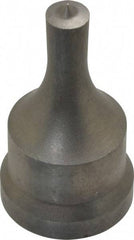 Cleveland Steel Tool - 3/8 Inch Diameter Round Ironworker Punch - 1-1/16 Inch Body Diameter, 1-7/32 Inch Head Diameter, 2-1/8 Inch Overall Length - USA Tool & Supply