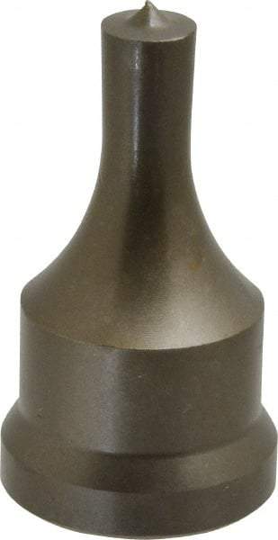 Cleveland Steel Tool - 13/32 Inch Diameter Round Ironworker Punch - 1-1/16 Inch Body Diameter, 1-7/32 Inch Head Diameter, 2-1/8 Inch Overall Length - USA Tool & Supply