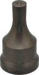 Cleveland Steel Tool - 7/16 Inch Diameter Round Ironworker Punch - 1-1/16 Inch Body Diameter, 1-7/32 Inch Head Diameter, 2-1/8 Inch Overall Length - USA Tool & Supply