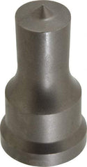 Cleveland Steel Tool - 3/4 Inch Diameter Round Ironworker Punch - 1-1/16 Inch Body Diameter, 1-7/32 Inch Head Diameter, 2-1/8 Inch Overall Length - USA Tool & Supply