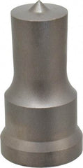 Cleveland Steel Tool - 13/16 Inch Diameter Round Ironworker Punch - 1-1/16 Inch Body Diameter, 1-7/32 Inch Head Diameter, 2-1/8 Inch Overall Length - USA Tool & Supply