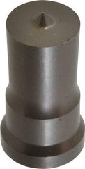 Cleveland Steel Tool - 1 Inch Diameter Round Ironworker Punch - 1-1/16 Inch Body Diameter, 1-7/32 Inch Head Diameter, 2-1/8 Inch Overall Length - USA Tool & Supply