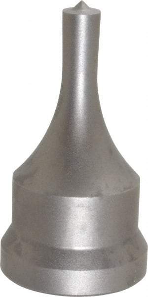 Cleveland Steel Tool - 5/16 Inch Diameter Round Ironworker Punch - 1-1/16 Inch Body Diameter, 1.24 Inch Head Diameter, 2-3/16 Inch Overall Length - USA Tool & Supply