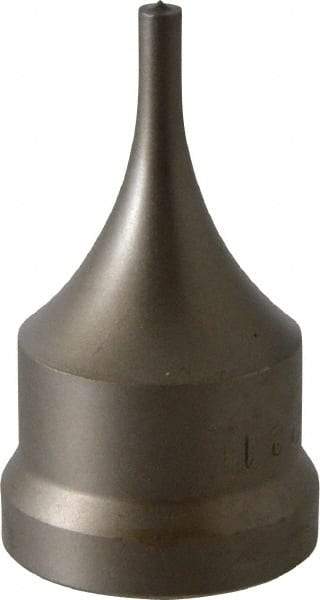 Cleveland Steel Tool - 3/16 Inch Diameter Round Ironworker Punch - 1-7/32 Inch Body Diameter, 1-3/8 Inch Head Diameter, 2-3/8 Inch Overall Length - USA Tool & Supply