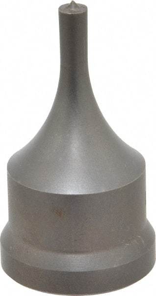 Cleveland Steel Tool - 1/4 Inch Diameter Round Ironworker Punch - 1-7/32 Inch Body Diameter, 1-3/8 Inch Head Diameter, 2-3/8 Inch Overall Length - USA Tool & Supply