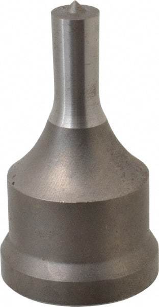 Cleveland Steel Tool - 13/32 Inch Diameter Round Ironworker Punch - 1-7/32 Inch Body Diameter, 1-3/8 Inch Head Diameter, 2-3/8 Inch Overall Length - USA Tool & Supply