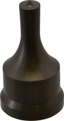 Cleveland Steel Tool - 7/16 Inch Diameter Round Ironworker Punch - 1-7/32 Inch Body Diameter, 1-3/8 Inch Head Diameter, 2-3/8 Inch Overall Length - USA Tool & Supply