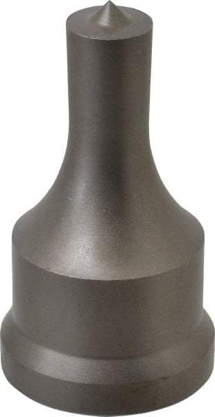 Cleveland Steel Tool - 17/32 Inch Diameter Round Ironworker Punch - 1-7/32 Inch Body Diameter, 1-3/8 Inch Head Diameter, 2-3/8 Inch Overall Length - USA Tool & Supply