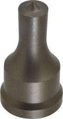 Cleveland Steel Tool - 5/8 Inch Diameter Round Ironworker Punch - 1-7/32 Inch Body Diameter, 1-3/8 Inch Head Diameter, 2-3/8 Inch Overall Length - USA Tool & Supply