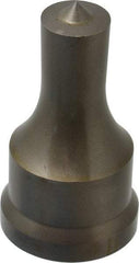 Cleveland Steel Tool - 21/32 Inch Diameter Round Ironworker Punch - 1-7/32 Inch Body Diameter, 1-3/8 Inch Head Diameter, 2-3/8 Inch Overall Length - USA Tool & Supply