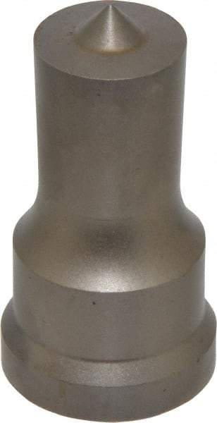 Cleveland Steel Tool - 15/16 Inch Diameter Round Ironworker Punch - 1-7/32 Inch Body Diameter, 1-3/8 Inch Head Diameter, 2-3/8 Inch Overall Length - USA Tool & Supply