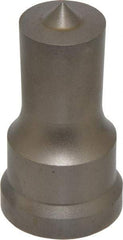 Cleveland Steel Tool - 15/16 Inch Diameter Round Ironworker Punch - 1-7/32 Inch Body Diameter, 1-3/8 Inch Head Diameter, 2-3/8 Inch Overall Length - USA Tool & Supply