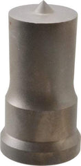 Cleveland Steel Tool - 1-1/8 Inch Diameter Round Ironworker Punch - 1-7/32 Inch Body Diameter, 1-3/8 Inch Head Diameter, 2-3/8 Inch Overall Length - USA Tool & Supply