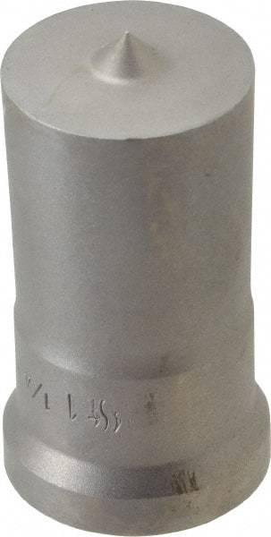 Cleveland Steel Tool - 1-1/4 Inch Diameter Round Ironworker Punch - 1-7/32 Inch Body Diameter, 1-3/8 Inch Head Diameter, 2-3/8 Inch Overall Length - USA Tool & Supply