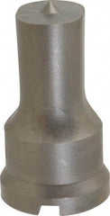 Cleveland Steel Tool - 13/16 Inch Wide Oblong Ironworker Punch - 1-7/32 Inch Body Diameter, 1-3/8 Inch Head Diameter, 2-3/8 Inch Overall Length - USA Tool & Supply