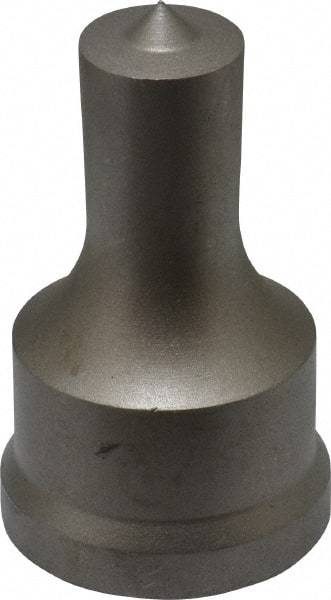 Cleveland Steel Tool - 13/16 Inch Diameter Round Ironworker Punch - 1-17/32 Inch Body Diameter, 1-11/16 Inch Head Diameter, 2-11/16 Inch Overall Length - USA Tool & Supply