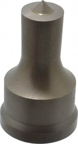 Cleveland Steel Tool - 7/8 Inch Diameter Round Ironworker Punch - 1-17/32 Inch Body Diameter, 1-11/16 Inch Head Diameter, 2-11/16 Inch Overall Length - USA Tool & Supply