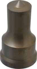 Cleveland Steel Tool - 1-1/16 Inch Diameter Round Ironworker Punch - 1-17/32 Inch Body Diameter, 1-11/16 Inch Head Diameter, 2-11/16 Inch Overall Length - USA Tool & Supply