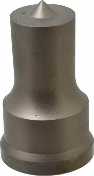 Cleveland Steel Tool - 1-1/8 Inch Diameter Round Ironworker Punch - 1-17/32 Inch Body Diameter, 1-11/16 Inch Head Diameter, 2-11/16 Inch Overall Length - USA Tool & Supply