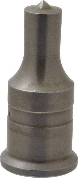 Cleveland Steel Tool - 9/16 Inch Diameter Round Ironworker Punch - 1 Inch Body Diameter, 1-3/16 Inch Head Diameter, 2-7/16 Inch Overall Length - USA Tool & Supply