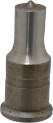 Cleveland Steel Tool - 11/16 Inch Diameter Round Ironworker Punch - 1 Inch Body Diameter, 1-3/16 Inch Head Diameter, 2-7/16 Inch Overall Length - USA Tool & Supply