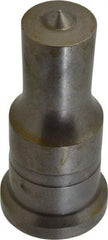 Cleveland Steel Tool - 15/16 Inch Diameter Round Ironworker Punch - 1-1/4 Inch Body Diameter, 1-1/2 Inch Head Diameter, 3-1/8 Inch Overall Length - USA Tool & Supply