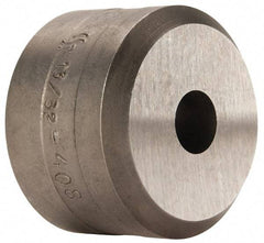 Cleveland Steel Tool - 13/32 Inch Diameter Round Ironworker Die - 1-1/2 Inch Head Diameter, 1 Inch Head Height - USA Tool & Supply