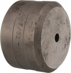 Cleveland Steel Tool - 7/32 Inch Diameter Round Ironworker Die - 1-13/16 Inch Head Diameter, 1-1/8 Inch Head Height - USA Tool & Supply