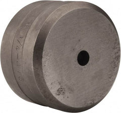 Cleveland Steel Tool - 1/4 Inch Diameter Round Ironworker Die - 1-13/16 Inch Head Diameter, 1-1/8 Inch Head Height - USA Tool & Supply